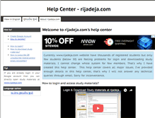Tablet Screenshot of help.rijadeja.com